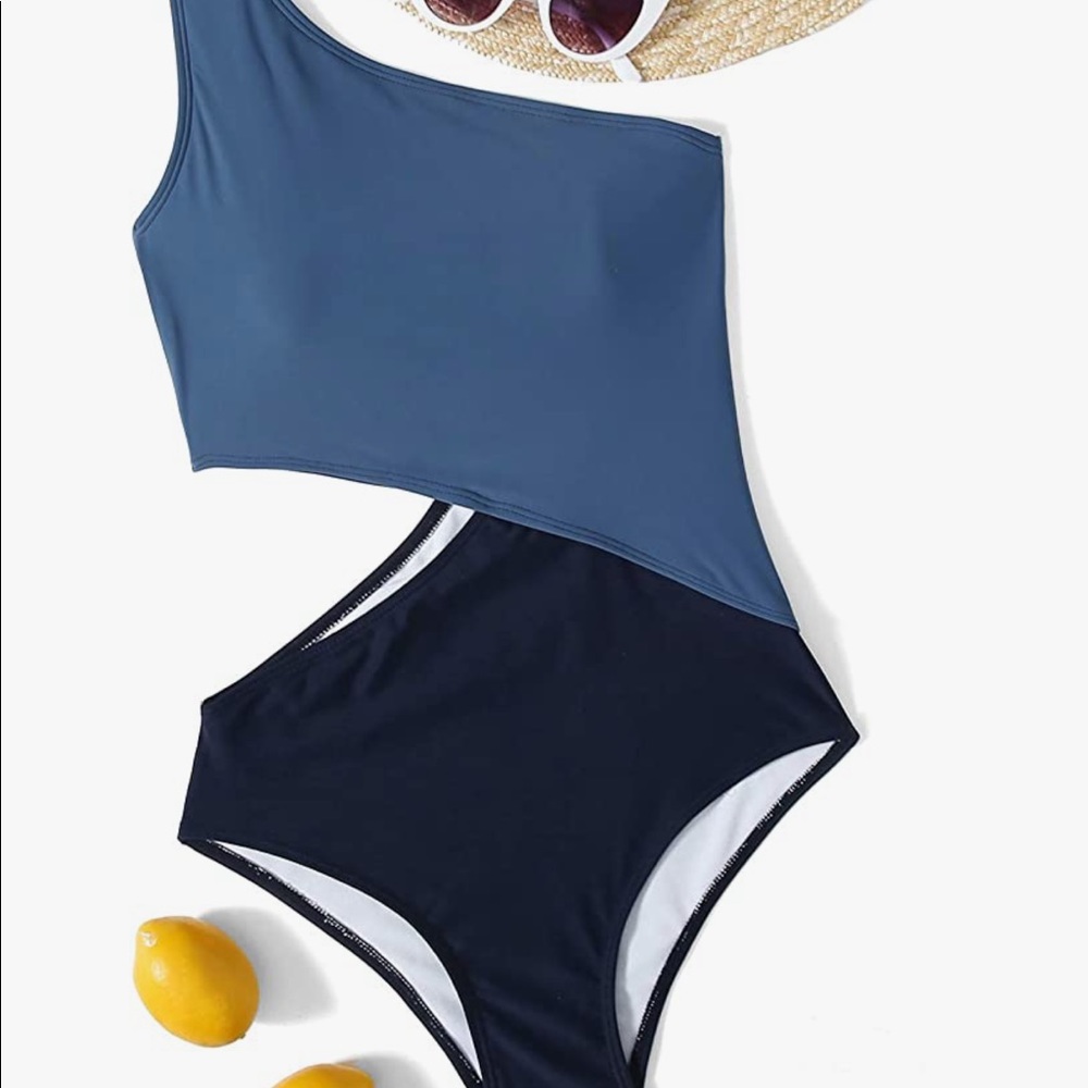 Women's Bathing Suits One Shoulder Cutout One Piece Swimsuit Swimwear Monokini